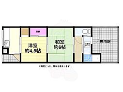 天美我堂4丁目連棟平屋A