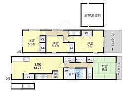 大阪市旭区高殿６丁目の一戸建て