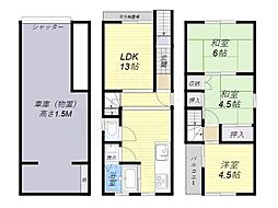 大阪市城東区蒲生３丁目の一戸建て