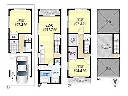 大阪市城東区東中浜６丁目の一戸建て