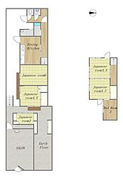 中古戸建　高梁市新町　高梁小学校・高梁中学校エリア