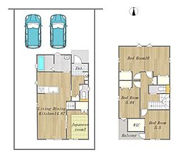 新築戸建　岡山市北区中撫川　吉備小学校・吉備中学校エリア