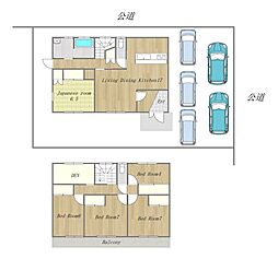 中古戸建　総社市北溝手　総社東小学校・総社東中学校エリア