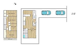 新築戸建　岡山市北区一宮　中山小学校・中山中学校エリア