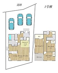戸建　倉敷市上富井　大高小学校・倉敷南中学校エリア