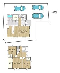 新築戸建　倉敷市中央二丁目　倉敷西小学校・倉敷南中学校エリア
