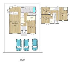 新築戸建　岡山市撫川　8期　吉備小学校・吉備中学校エリア