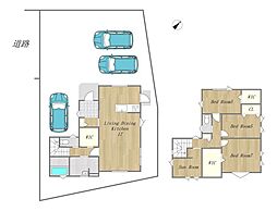 新築戸建 岡山市北区吉備津 鯉山小学校・高松中学校エリア