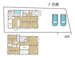 新築戸建　岡山市大内田　吉備小学校・吉備中学校エリア