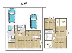 新築戸建　箭田モデル　　倉敷市真備町箭田　箭田小・真備中
