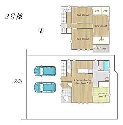 新築戸建　岡山市北区吉備津　鯉山小・高松中エリア
