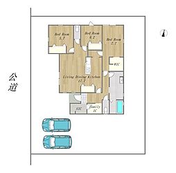 新築戸建　倉敷市中庄第15　中庄小学校・北中学校エリア