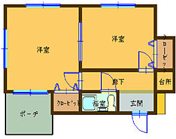 ロイヤルコーポ琴の浦 2C