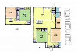 海南市重根二階建て倉庫付き戸建 -