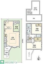 調布市入間町３丁目の一戸建て