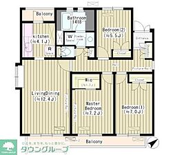 ＢＬＥＳＳ学芸大学　ｔｈｅ　ｇａｒｄｅｎ　Ｂ棟 105