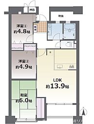 スカイハイツ新町 404