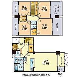 アンピール緑ヶ丘壱番館7階〜8階 708