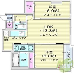 大通シャトー桂和西16