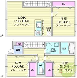 札幌市北区屯田七条12丁目の一戸建て