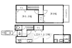 左京区田中西樋ノ口町貸家 -