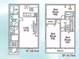 八王子市諏訪町23-1期新築分譲住宅　2号棟