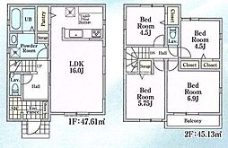 八王子市諏訪町23-1期新築分譲住宅　3号棟