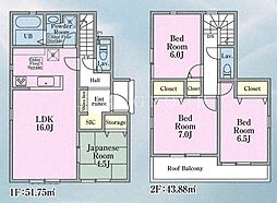 青梅梅郷4丁目24-1期新築分譲住宅　4号棟