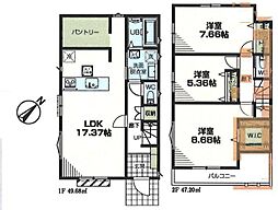 横浜市旭区笹野台2丁目　新築戸建 全2棟　1号棟