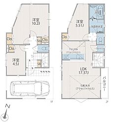 横浜市戸塚区戸塚町　新築戸建　全2棟　2号棟