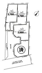 横浜市瀬谷区二ツ橋町　土地　全4区画　1区画