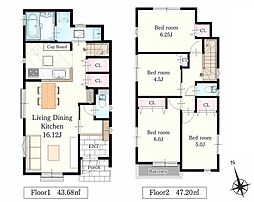 横浜市戸塚区平戸町　新築戸建　全10棟　D号棟
