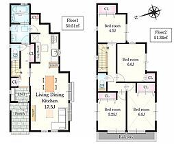 横浜市戸塚区平戸町　新築戸建　全10棟　J号棟