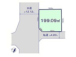 大和市上草柳9丁目　売地　全4区画　B区画