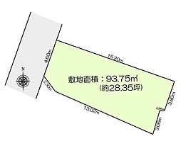 厚木市妻田西3丁目　土地