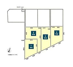 大和市上草柳6丁目　売地　全4区画　3号地