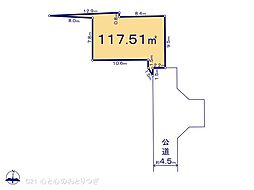 座間市座間1丁目2期   建築条件付売地 宅地4