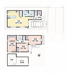 相模原市南区相南3丁目 新築戸建 全2棟 2号棟
