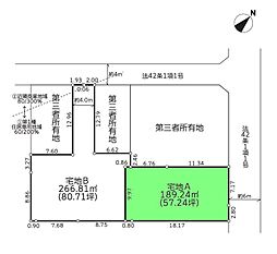 座間市相武台1丁目6期　建築条件なし売地　宅地A