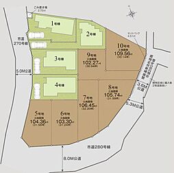綾瀬市寺尾本町3丁目　売地　全6区画  5号地