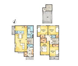 大和市上草柳6丁目　新築戸建　全2棟　1号棟