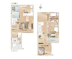 大和市上和田　新築戸建　全2棟　1号棟