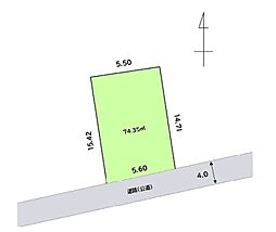 綾瀬市上土棚北3丁目 売地