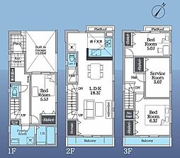 相模原市南区相模大野2丁目3期　新築分譲住宅　2号棟