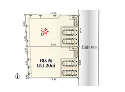 綾瀬市深谷上1丁目　売地　全2区画　B区画