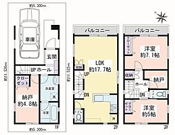 大和市草柳1丁目 新築戸建 全2棟 B号棟