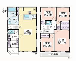 大和市西鶴間4丁目8期　新築分譲住宅　1号棟