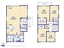海老名市国分北3丁目3期　新築分譲住宅　1号棟