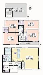大和市福田　新築戸建　全3棟 3号棟