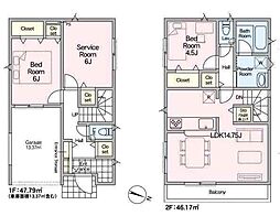 綾瀬市大上5丁目第20　新築分譲住宅　1号棟